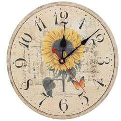 New 24 inch Sunflower Wall Clock