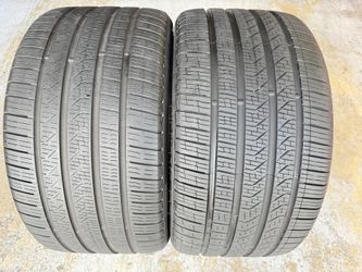 TWO TIRES 315/30/21 Pirelli Cinturato P7 With 70-90% Left Good Deal Pair • Porsche Mercedes GT 