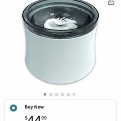 * Pioneer Pet Vortex Pet Drinking Fountain White, 128 Fluid Ounce Capacity (3046)