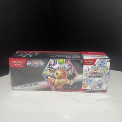 Pokemon Prismatic Evolutions Surprise Box & Booster Bundle Sams Club SEALED