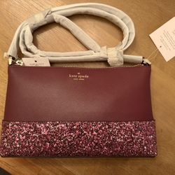 Kate Spade New York Crossbody Bag with Glitter