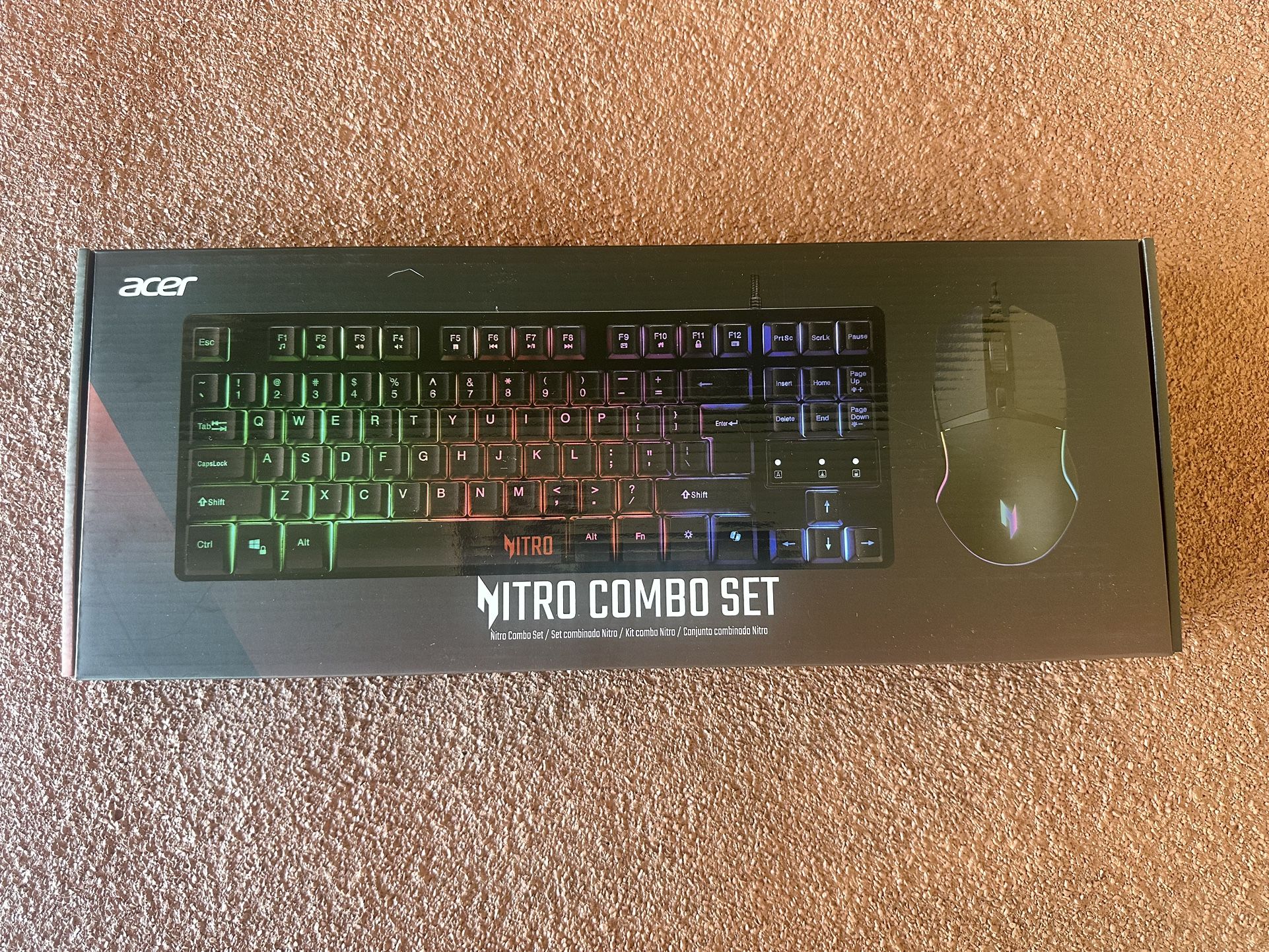 SEALED Acer Nitro Gaming Keyboard and Mouse Combo Set