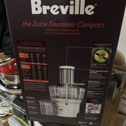 Breville “ The Juice Fountain Compact “ Brand New 