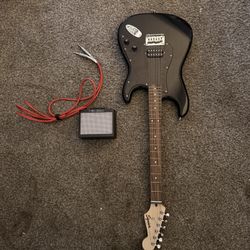 Fender Electric Guitar Black Squier