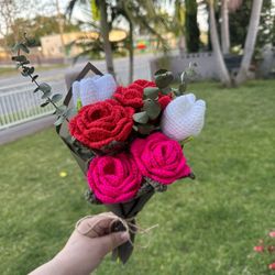 Handmade Crochet Roses