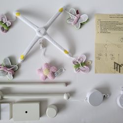 PBK Pottery Barn Kids "Baby Butterfly Nursery Mobile"