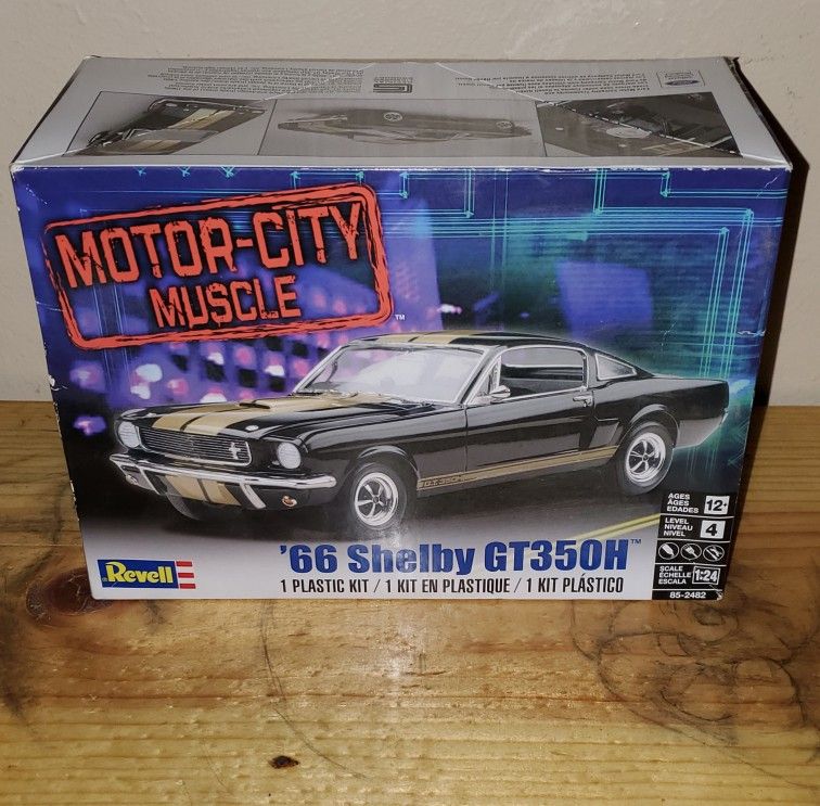 Motor-City Muscle/'66 Shelby GT35OH Model By Revell! New/Open Box!