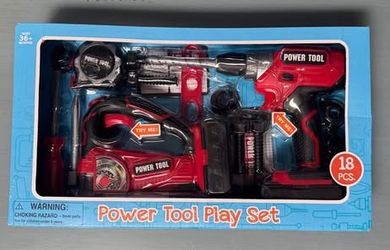 NEW 18pcs Play Toy Tools some electric Just $8