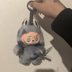 Secret Rare Authentic Labubu Rainbow Teeth Grey