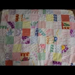 Vintage Chenille Throw Blanket