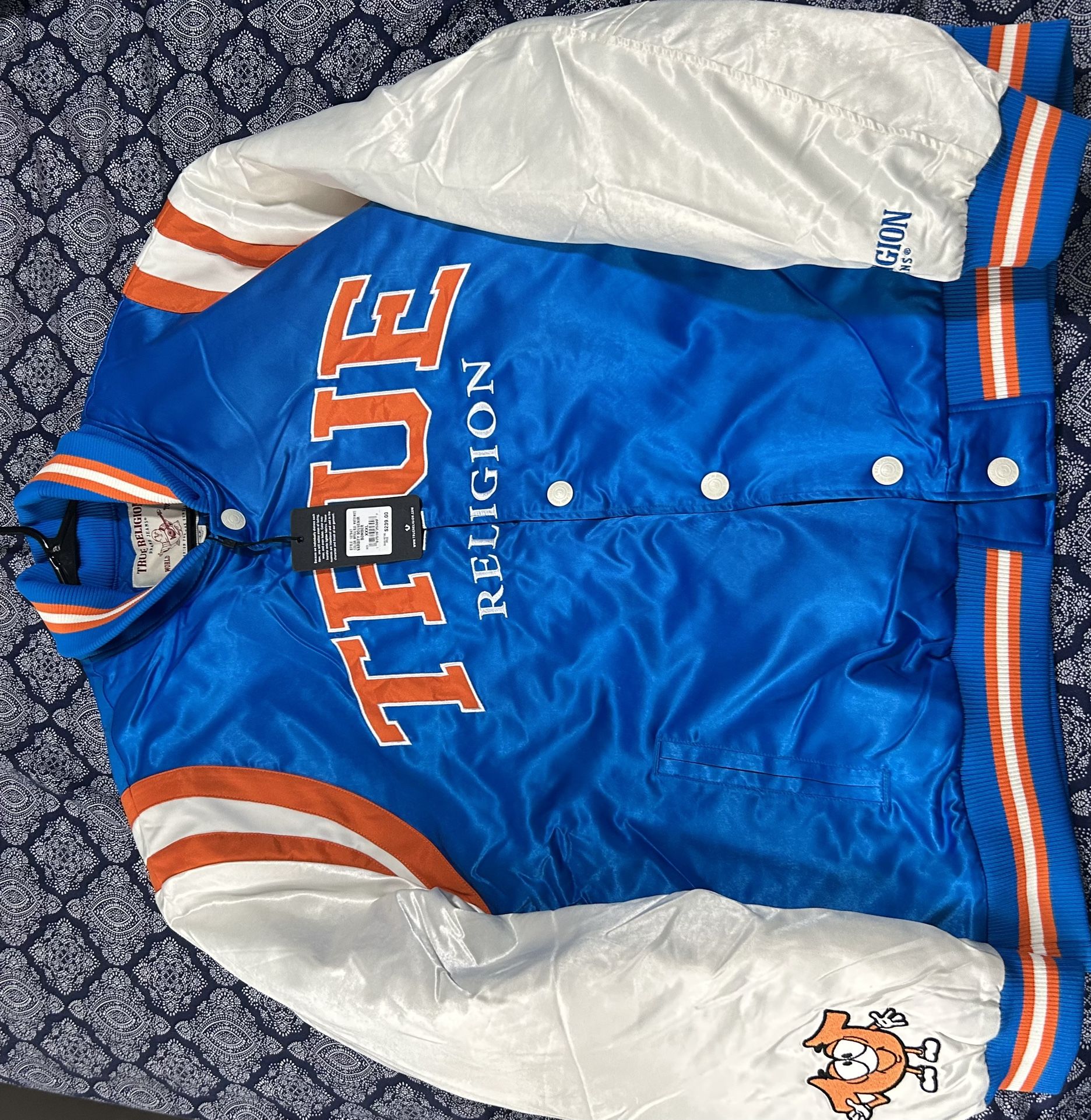 TRUE RELIGION VARSITY BOMBER JACKET