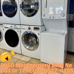 Ge Stacked Washer & Dryer Unit 