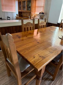 Wood table