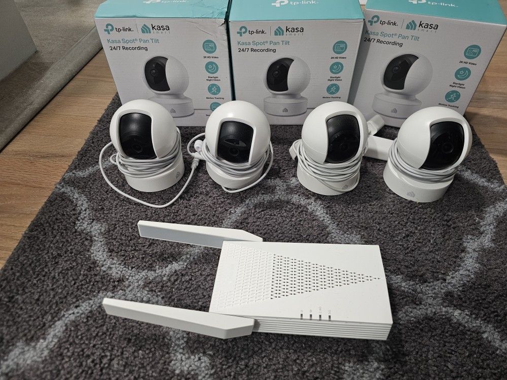 Security cameras Tp-link and Network Extender