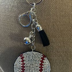 Baseball keychain