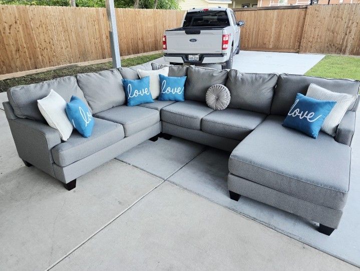 Gray Sectional Couch