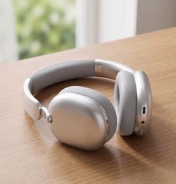 Silver Wireless Over-Ear Headphones