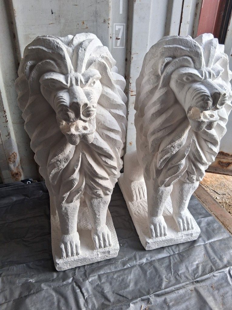 LION STATUES $250 EACH