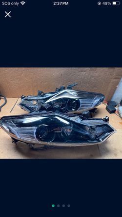 OH114 Nissan Murano 09-14 Chrome Headlight Lights Lamp Pair Clear 