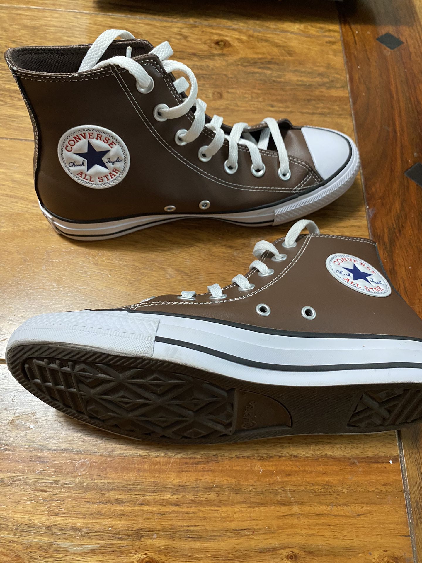 Converse-Brown Leather, M 5.5/W 7.5 for Sale in Tustin, CA - OfferUp
