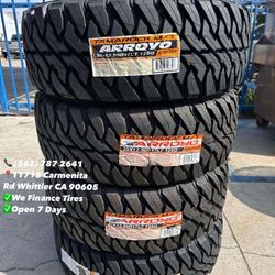 35x12.50R20 Arroyo Mud Terrain Set of Tires Installed and Balanced Set de Llantas Nuevas Instaladas y Balanceadas