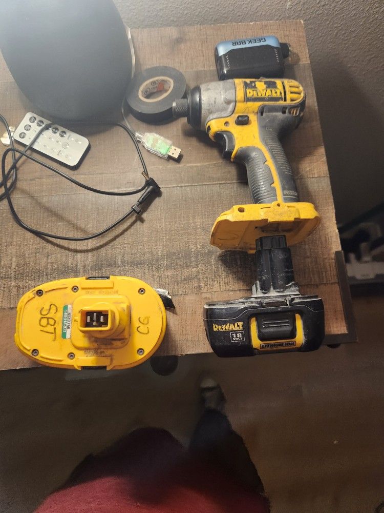 For Sale Is Some Milwaukee Drills And Dewalt Drills Comes With Batteries And all Work Great 