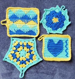 Crochet Bowl Cozy/Dish Scrubie Set