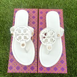 Tory Burch Cream White Miller sandals