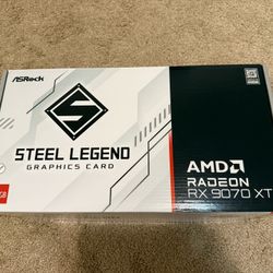 White Steel Legend 9070xt