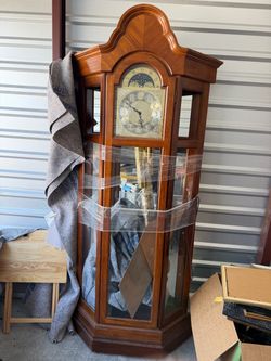 Grandfather Clock with Moon Phase Dial