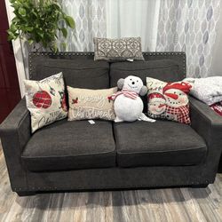 Dark Gray Sofa 