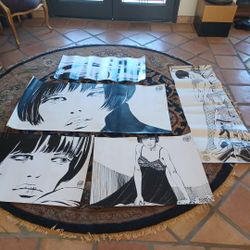 Guido Crepax Art Posters +Diabolik assorted prices below negotiable