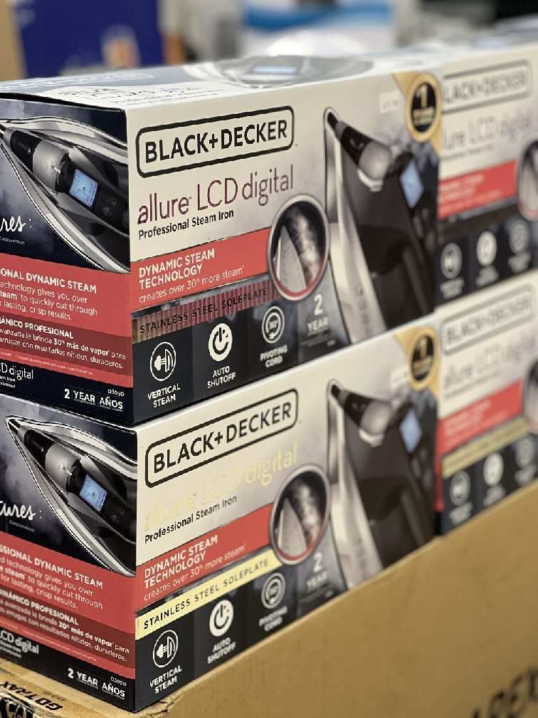 Black + Decker Allure LCD Digital Professional Steam Iron 