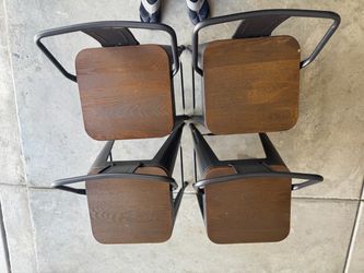 Metal bar stools