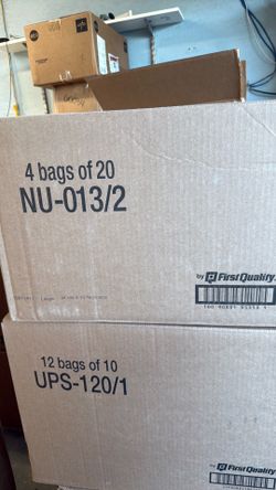 Free adult diapers, large
