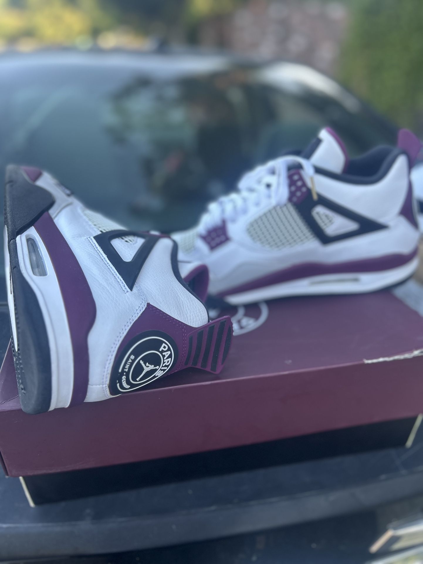 Paris Saint-Germain x Air Jordan 4 Retro 'Bordeaux' (size 12)