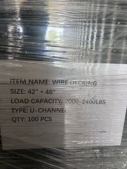 Pallet Racks , wire decks