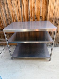 Stainless table