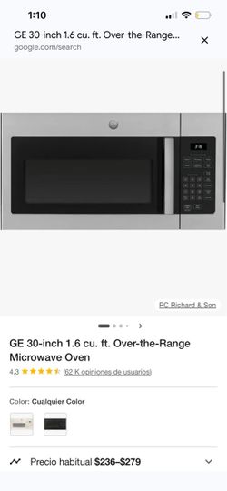 New open box microwave