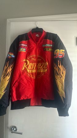 XL Halloween costume Lightning McQueen Rust-eze Racing Jacket