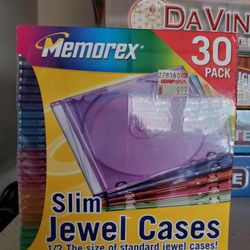 New Slim CD Cases.