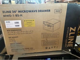 ZLINE 24” Microwave Drawer – Model MWD-1-BS-H (Open Box)