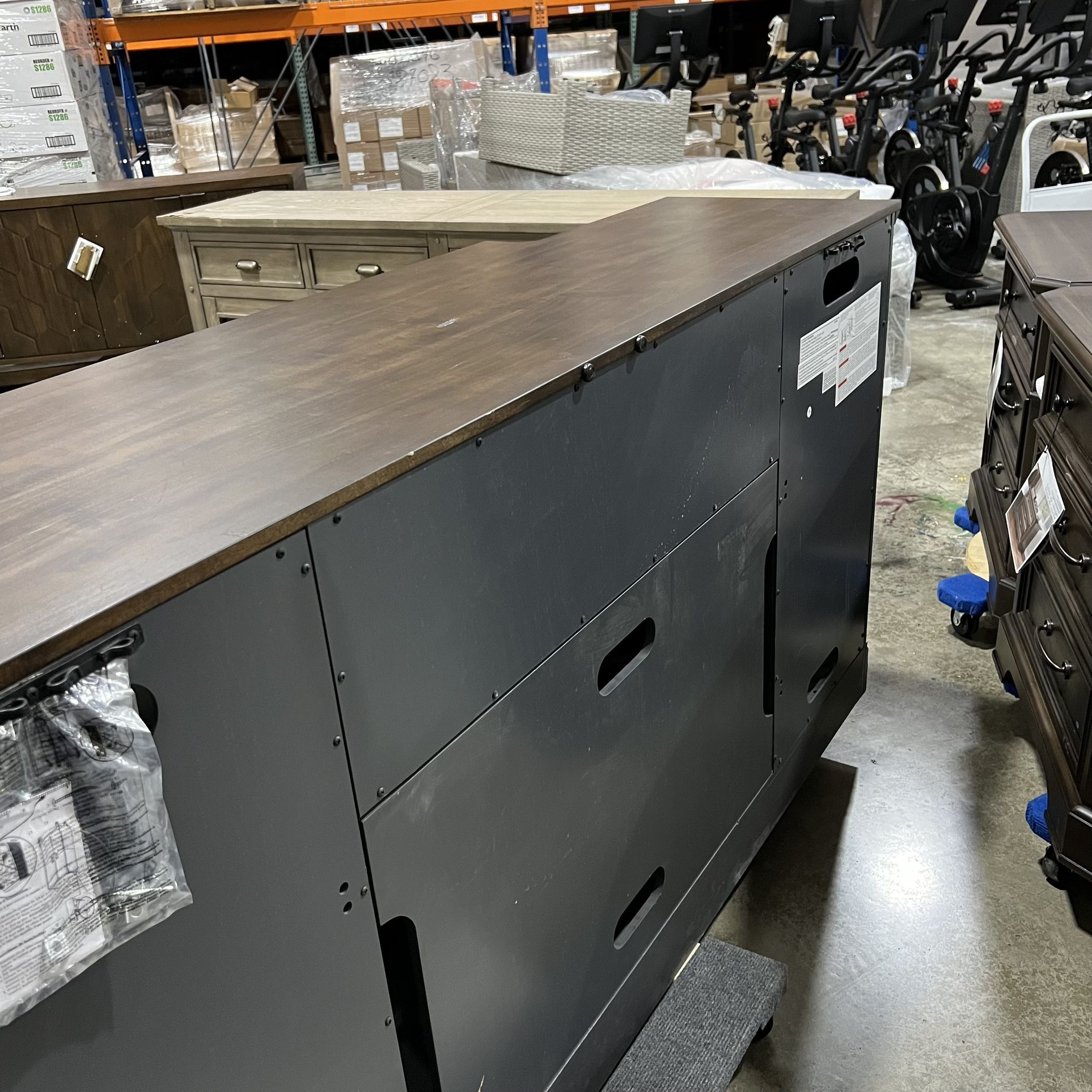 Free Delivery Brand New 72” Juniper Accent Console Buffet Credenza Sideboard Entertainment