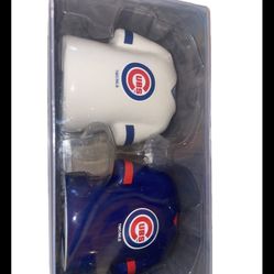 Chicago Cubs Set of MLB Gameday Jersey Ceramic Salt And Pepper Shakers-NEW