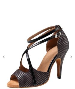Black heels comfy dancing shoes