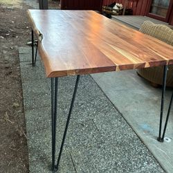 $500 Live Edge Acacia Dining Table 