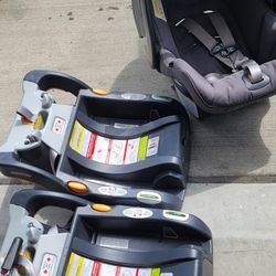 Carseat With 2 Bases 