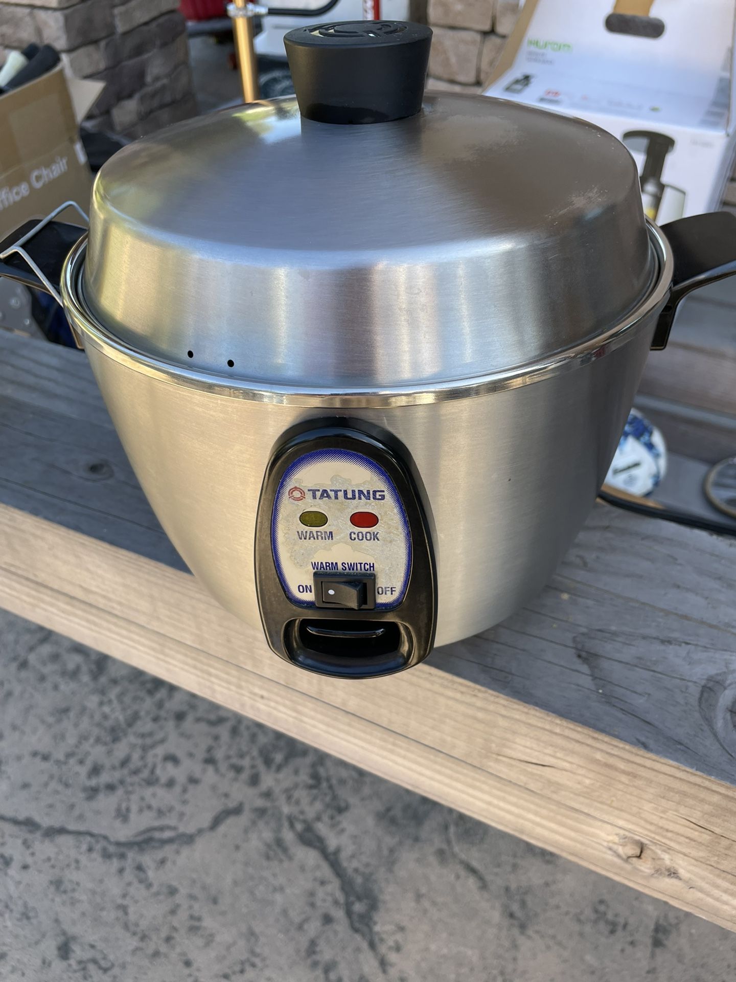 Tatung Stainless Electric Rice Cooker Steamer (TAC 06KN)