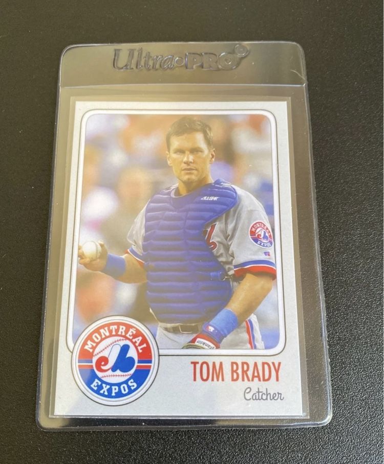 Tom Brady Rookie MLB Card