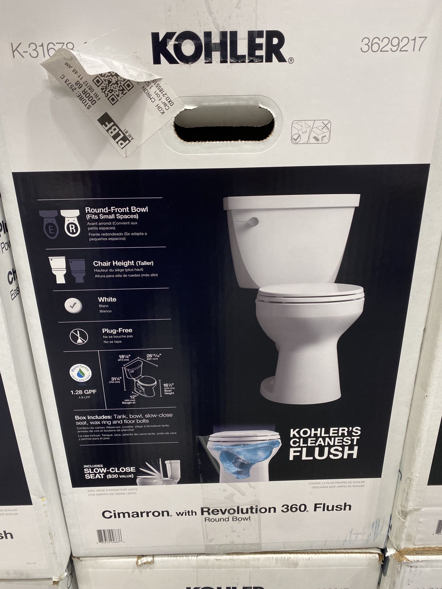 Kohler Toilet Round Gated
